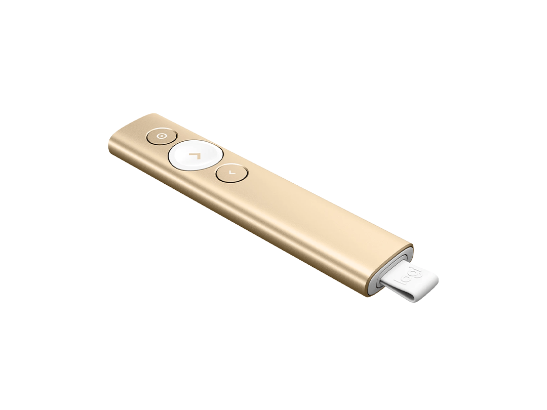 Logitech Spotlight Presentation Remote - Gold in Qatar Logitech Spotlight Presentation Remote - Gold in Qatar
